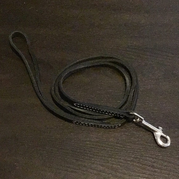 VGUC 4’ Black Leather Leash - Picture 1 of 3